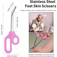 Ciseaux à gaze en acier inoxydable de 8,3 pouces, ciseaux à bec long, ciseaux à bec de grue, ciseaux à coude, ciseaux à pied, ciseaux à cuir, ciseaux de tailleur
