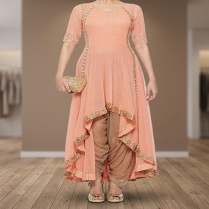 Trajes y Vestidos de Fiesta de Talla Grande Modernos de Diseño Exclusivo para Novias, con Cintura de Lentejuelas y Encaje, Estilo Tradicional Pakistaní de Terciopelo - Product Image 3