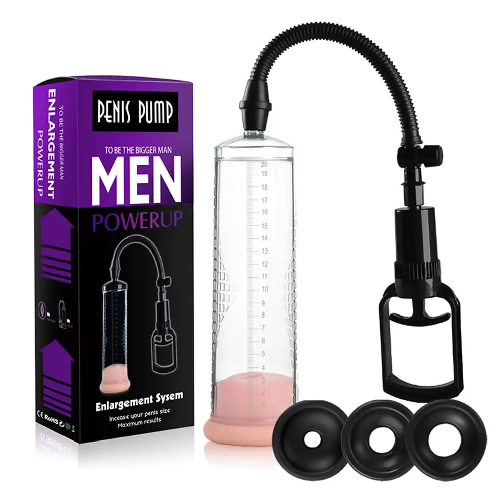 Насос для пениса Powerup, увеличитель пениса для мужчин, помпа для пениса, взрослые секс-игрушки для мальчиков