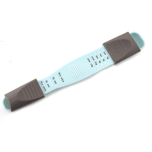 प्लास्टिक 2-टुकड़ा मापने वाला चम्मच सेट और चम्मच के साथ सेट, आटा नीले/नारंगी के लिए अनुकूल बेकिंग और पेस्ट्री उपकरण - Product Image 4