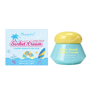 Crème Visage <span class=keywords><strong>Hydratante</strong></span> et Réparatrice Bio Effet <span class=keywords><strong>Sorbet</strong></span> Bombes d'Eau 50g – Apaisante, Éclaircissante et Blanchissante pour l'Été - Product Image 1