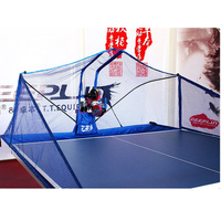 Robot Tenis Meja Otomatis Profesional 729 Friendship XY-E9 Double Head Club Model Terlaris Warna Pink 30-100 Bola/Menit