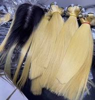 Extensiones de Cabello Natural con Cutícula Alineada, Cabello Virgen Vietnamita 613, Peluca de Cabello Natural, Cabello Rizado Birmano, Extensiones de Cabello Rizado Natural Indio