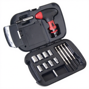 24-Piece Stainless Steel <strong>Tool</strong> Set with Flashlight Hard Case Battery-PowSure - Product Image 1