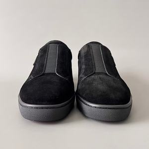 New Custom Luxury Men's Flat Casual <b>Shoes</b> No shoelaces Design Breathable <b>Lightweight</b> Skate <b>Shoes</b> Fashion Red Bottom <b>Walking</b> <b>Shoe</b> - Product Image 3