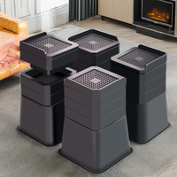 Rehausseurs de lit robustes, rehausseurs de meubles, blocs de rehaussement de 3 pouces pour lit, canapé, bureau, table, rehausseurs de pieds de meubles