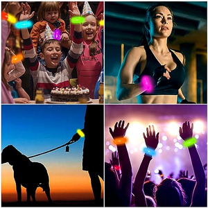 Bracelet LED personnalisé avec logo, lumineux, pour fêtes, événements, concerts, cadeaux promotionnels, fournisseur en gros - Product Image 4