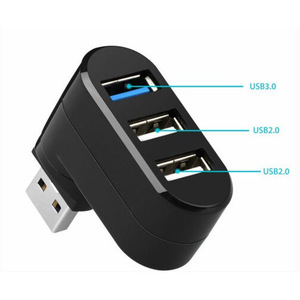Xinqiyi 3-Port USB-Hub 3.0 Drehbarer Splitter Mini Figure 7 Dock - Product Image 4