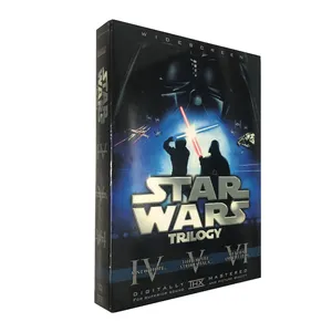 스타 워즈 3 부작 에피소드 IV-VI 6DVD 모든 새로운 릴리스 DVD 영화 사용자 정의 디스크 고품질 베스트 셀러 DVD 공장 공급