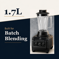 MIXTEC 1600W Blender Profesional Komersial untuk Toko Smoothie, Hotel, Bar - Performa Blendtec dengan Harga 1/3 dari Biasanya