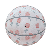 Taille 7 Entraînement en salle Logo personnalisable Basketball en peluche Mini ballon en caoutchouc personnalisé avec cuir microfibre pour enfants adultes