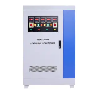 High Power SBW-100K Three Phase 380V AC LCD Display Automatic compensated Voltage Stabilizer