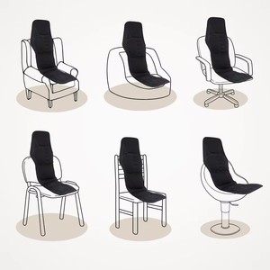 Chaise de massage vibrante infrarouge pour le corps entier avec matelas <span class=keywords><strong>lombaire</strong></span> et cervical pour les personnes âgées - Product Image 5