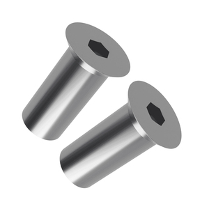 Écrou cylindrique fraisé sur mesure en acier inoxydable A2-70/A4-80, usiné pour montage encastré dans les meubles et la quincaillerie marine - Product Image 2