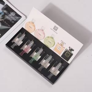 Benutzer definierte Mini Parfüm Sampler Box 3ml 5ml 10ml Glasflaschen set mit UV-Folie Papier Magnet form für Geschenk Probe Parfüm <span class=keywords><strong>Tester</strong></span> - Product Image 5