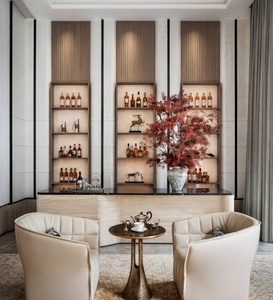 Vitrine à <span class=keywords><strong>vin</strong></span> rouge sur mesure, mobilier haut de gamme pour clubs, <span class=keywords><strong>cave</strong></span> à <span class=keywords><strong>vin</strong></span>, étagères de <span class=keywords><strong>cave</strong></span>, design 3D pour <span class=keywords><strong>magasin</strong></span> d'alcool - Product Image 6