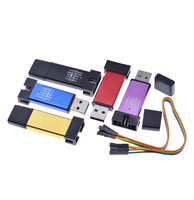 Stok 1 takım ST LINK Stlink st-link V2 Mini STM8 STM32 simülatörü indir programcı programlama kablosu ile