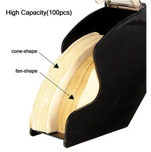 핫 셀러 2025 아크릴 커피 필터 홀더, 방진 커버가있는 커피 필터 박스, 가정/커피 숍용 필터 페이퍼 홀더 - Product Image 5