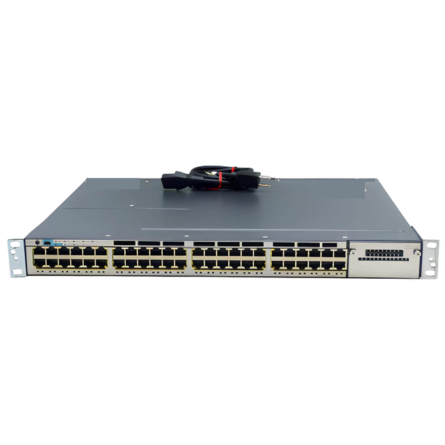 For 3750X Series WS-C3750X-48T-S Gigabit Switch with QoS Support Hardware Encryption SNMP 160Gbps Capacity High Availability