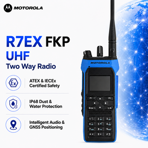 Radio bidirectionnelle numérique longue portée R7Ex FKP ATEX GNSS portable, résistante à l'eau IPX-8, WIFI - Product Image 1