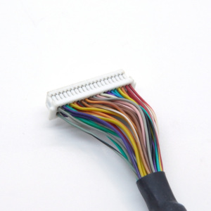 Câble LVDS personnalisé avec connecteurs JST SHDR-40V-S-B aux deux extrémités, pas de 1,0 mm, faisceau de câbles 40 broches pour écran LCD industriel et kiosque tactile - Product Image 2