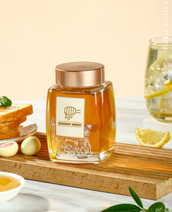 Wholesale Premium Square Glass Storage <strong>Jar</strong> Canning <strong>Jar</strong> <strong>for</strong> Honey <strong>Jam</strong> Saffron With Screw Cap 50ml 100ml 180ml 280ml 360ml 500ml - Product Image 3