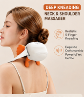 Masseur chauffant sans fil pour le cou, rechargeable, pour les épaules et les trapèzes, idéal pour la maison, le bureau et les voyages