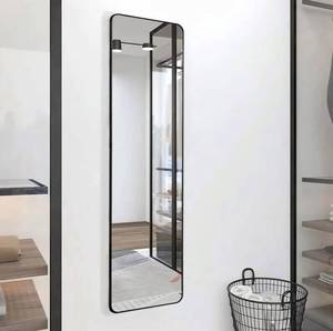 Miroir sur pied multifonctionnel en aluminium contemporain pleine longueur, personnalisable, tendance 2025, pour chambre à coucher - Product Image 2