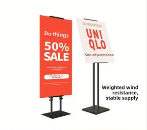 Impermeable, entrada portátil Cabina de carteles de alta resistencia, marco de aluminio KT Booth Display Board Mall Publicidad Carteles promocionales - Product Image 2