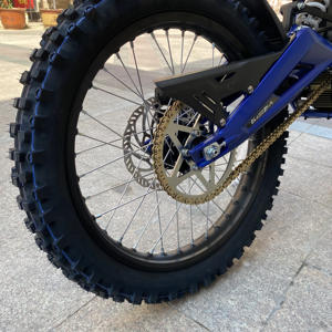 Low-Noise <strong>Blue</strong> Electric Dirt <strong>Bike</strong>, Robust 8kW <strong>Motor</strong>, Quiet Operation Lightbeex Electric Motorcycle - Product Image 2