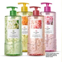 Gel Douche aux Acides Aminés 750ml avec Pétales de Fleurs Naturelles, Niacinamide et Acide Hyaluronique – Lavant Corporel Éclaircissant et Hydratant