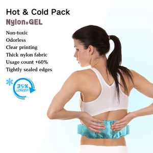 Compresas de Gel Frío y Caliente Reutilizables de Nailon OEM para Terapia, Alivio del Dolor y Recuperación de Lesiones - Product Image 1