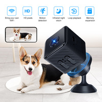 Mini caméra de sécurité WiFi intelligente, cube portable, action DV, surveillance vidéo domestique sans fil, vision à distance, détection de mouvement