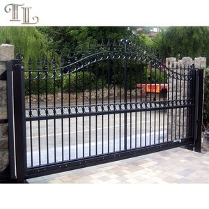 Cancello moderno in ferro battuto ultimi disegni del cancello principale cancello del vialetto del garage del giardino in metallo semplice - Product Image 4