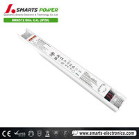 Caja de plástico Transformador LED de corriente constante 60W 1200mA DMX Atenuación Controlador LED para luz