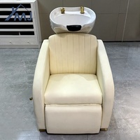 Salon cheveux lavage bol évier traitement du visage tête de Massage thaïlandais Spa shampooing chaise