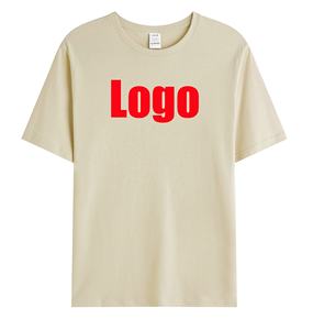 Camiseta en blanco con estampado de algodón 100% personalizado para mujeres y hombres de talla grande tela de punto transpirable - Product Image 6