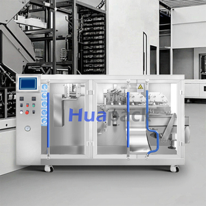 Đầy đủ tự động ngang 5-Station PREMADE thực phẩm Túi Điền và máy đóng gói cho túi/Lá bao bì nước sốt - Product Image 4