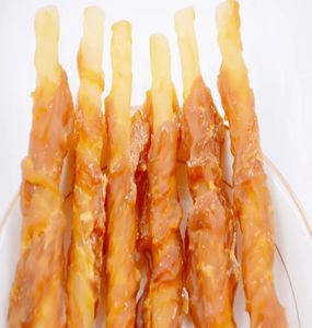 Venta al por mayor al precio más bajo comida de pollo embalaje personalizado bocadillos para mascotas pollo y Palo de cuero crudo grande productos OEM ODM - Product Image 2