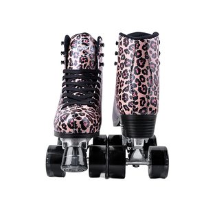 Patines de Ruedas Cuádruples Personalizados de Alta Calidad, Alta Elasticidad, PU Transparente, Doble Fila de 4 Ruedas, Control de Luz, Alquiler para Pistas de Aluminio - Product Image 4