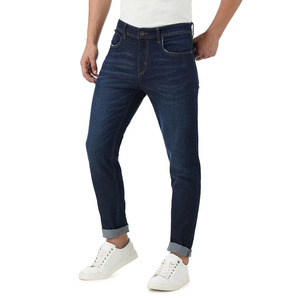 Jeans <span class=keywords><strong>Skinny</strong></span> da <span class=keywords><strong>Uomo</strong></span> di Alta Qualità, Design Slim Fit con Patch, Elasticizzati, Blu Popolare, Vendita all'Ingrosso - Product Image 6