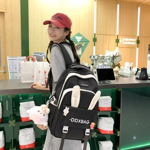 Ddxbag Backpack 14 In Color Blocking Waterproof For Girls School Education - Product Image 2