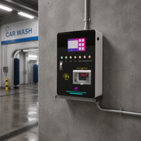 Station de lavage de voitures automatique portable en libre-service avec paiement par pièces et cartes bancaires
