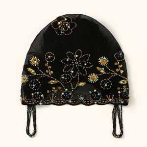 2025 Nieuwe Hot Selling Dames Kant Kraal Moslim Hoofddoek Modieus En Hoge Kwaliteit Hoed - Product Image 5