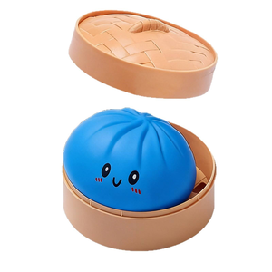 CS Wholesale Secret Glitter Dumpling Squishy, Boule anti-stress Squishy en forme de dumpling, Jouet Squishy, Pack anglais - Product Image 5