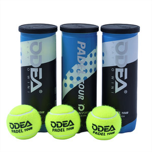 ODEA SPORTS 2026 – Approvisionnement direct usine – Vente chaude – Balles de padel premium 57 % laine avec cœur en caoutchouc – Approbation FIP - Product Image 1