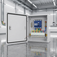 Armoire de distribution triphasée Schneider sur mesure pour intérieur, coffret électrique basse tension, options de montage en saillie ou en encastré