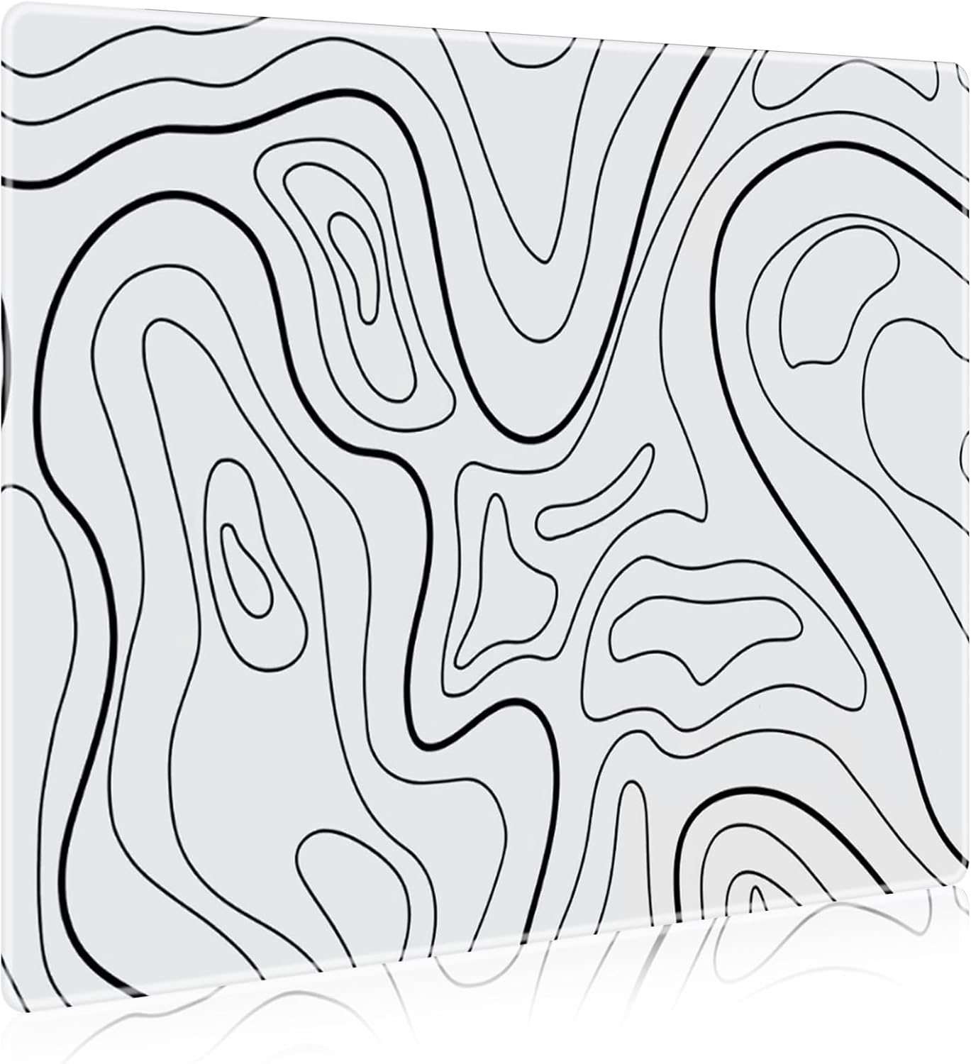 Lignes de contour blanches