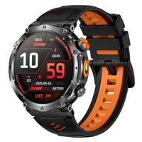 Reloj Inteligente Deportivo CRG52 con GPS, Linterna, Brújula, Altímetro, Barómetro, Pantalla Táctil de 1.7 Pulgadas, Resistente al Agua 3ATM