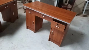 Modern Cheap <strong>Computer</strong> <strong>Table</strong> Office Staff Desk with Drawer - Product Image 3